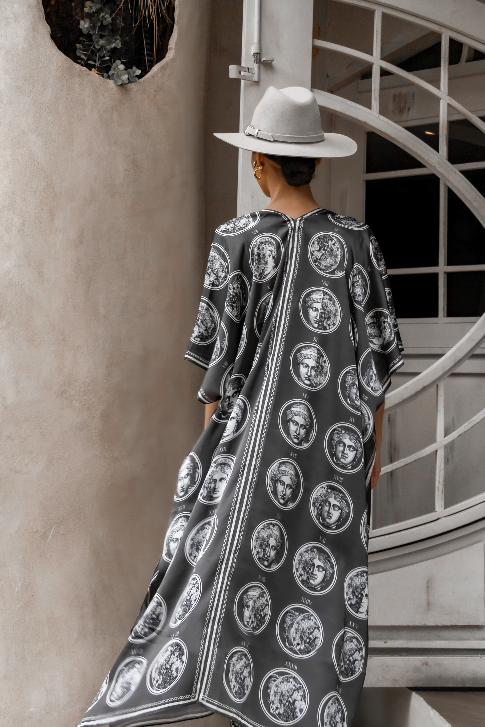 New Moon Kimono, Dark Gray