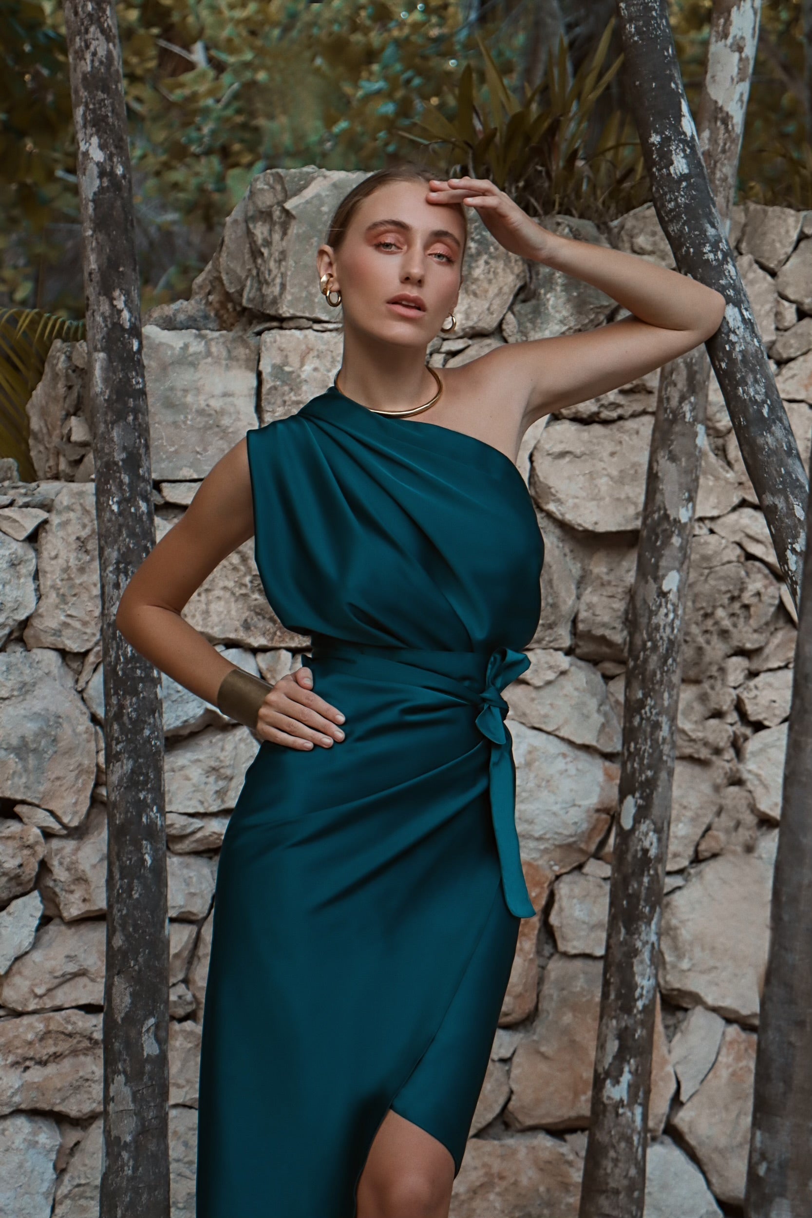 Equinox SARI - Wrapdress, Emerald