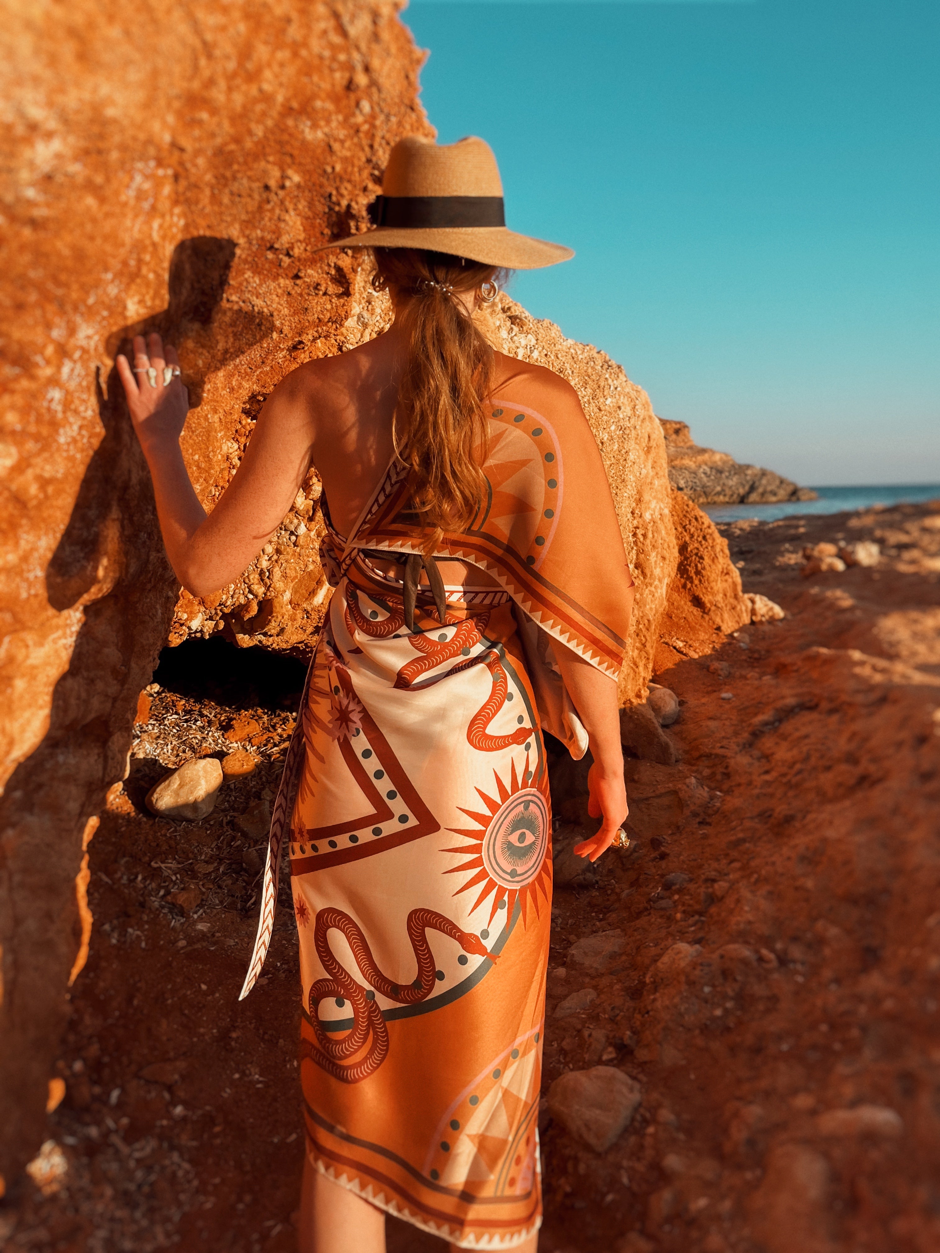 Nazar SARI- Wrapdress, Cream