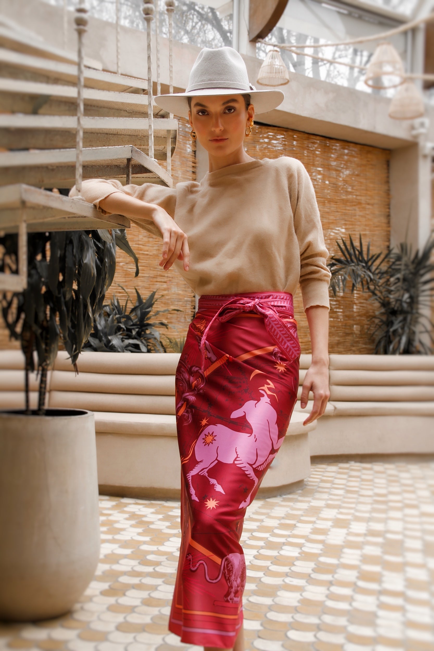 Zodiacus SARI - Wrapdress, Fire