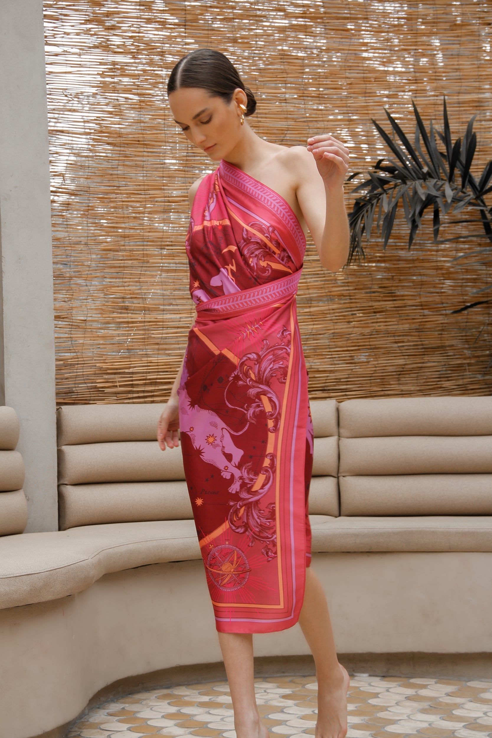 Zodiacus SARI - Wrapdress, Fire