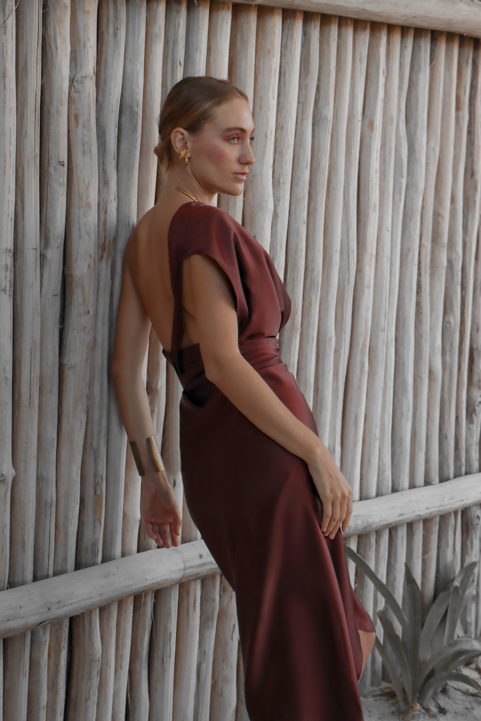 Equinox SARI - Wrapdress, Bronze