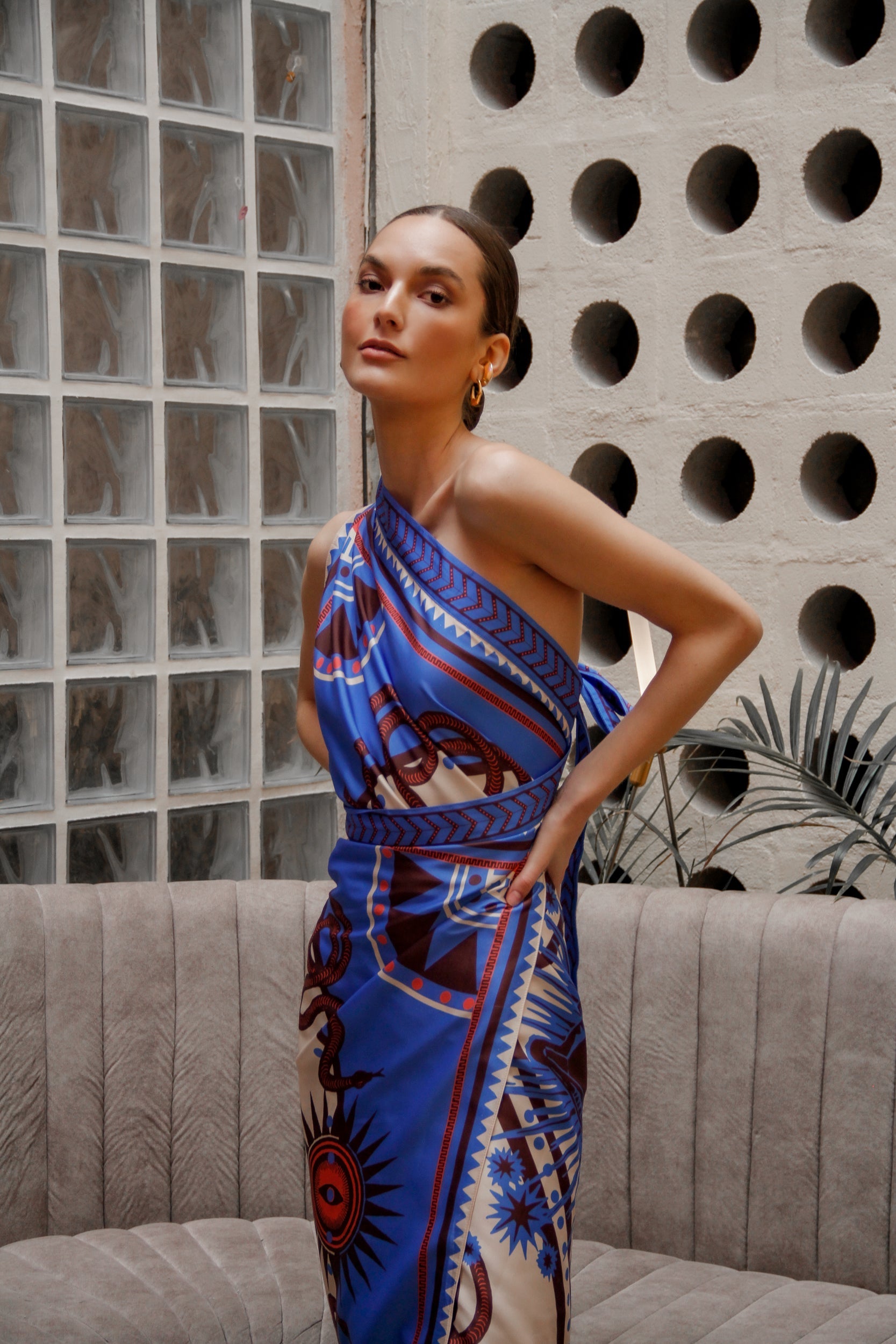 Nazar SARI- Wrapdress, Lavander