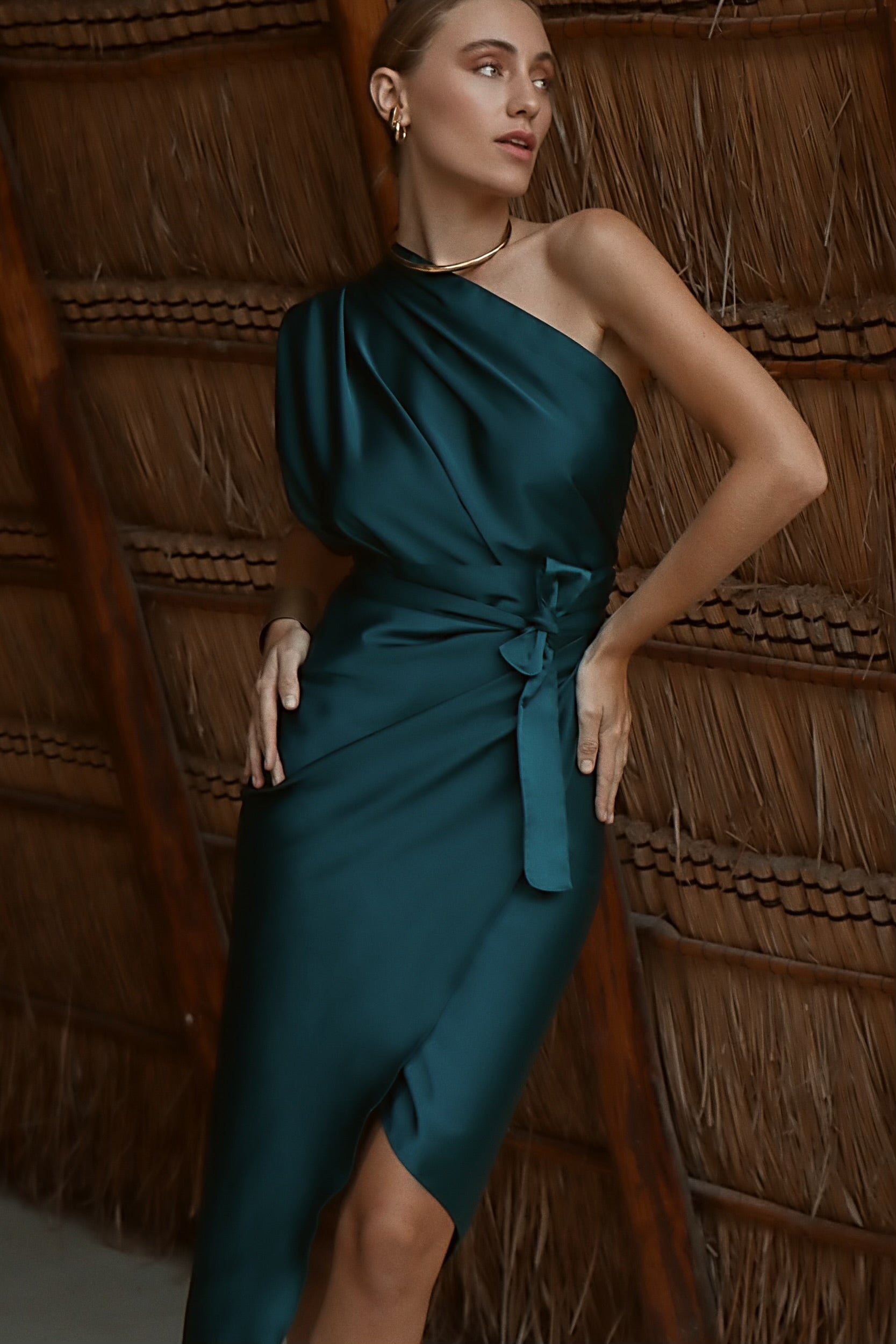 Equinox SARI - Wrapdress, Emerald
