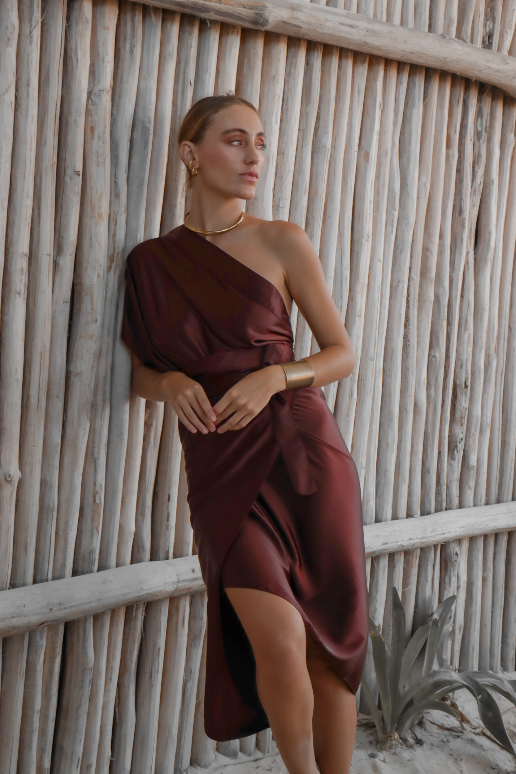 Equinox SARI - Wrapdress, Bronze
