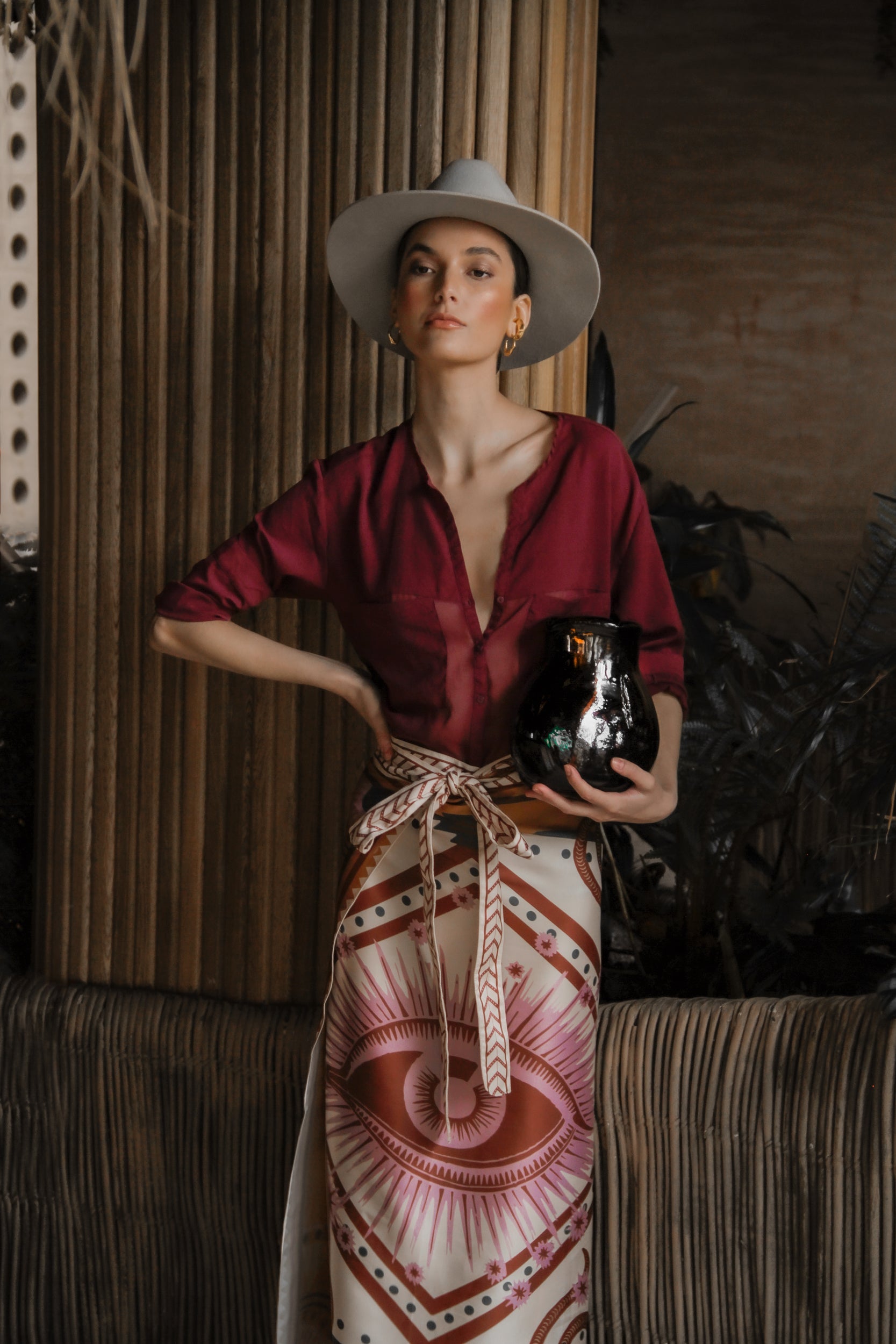 WRAP DRESS PAREO ONE SIZE SILK BOHO COLOMBIAN BRAND