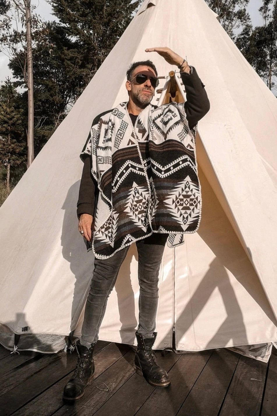 Arizona Hooded Poncho
