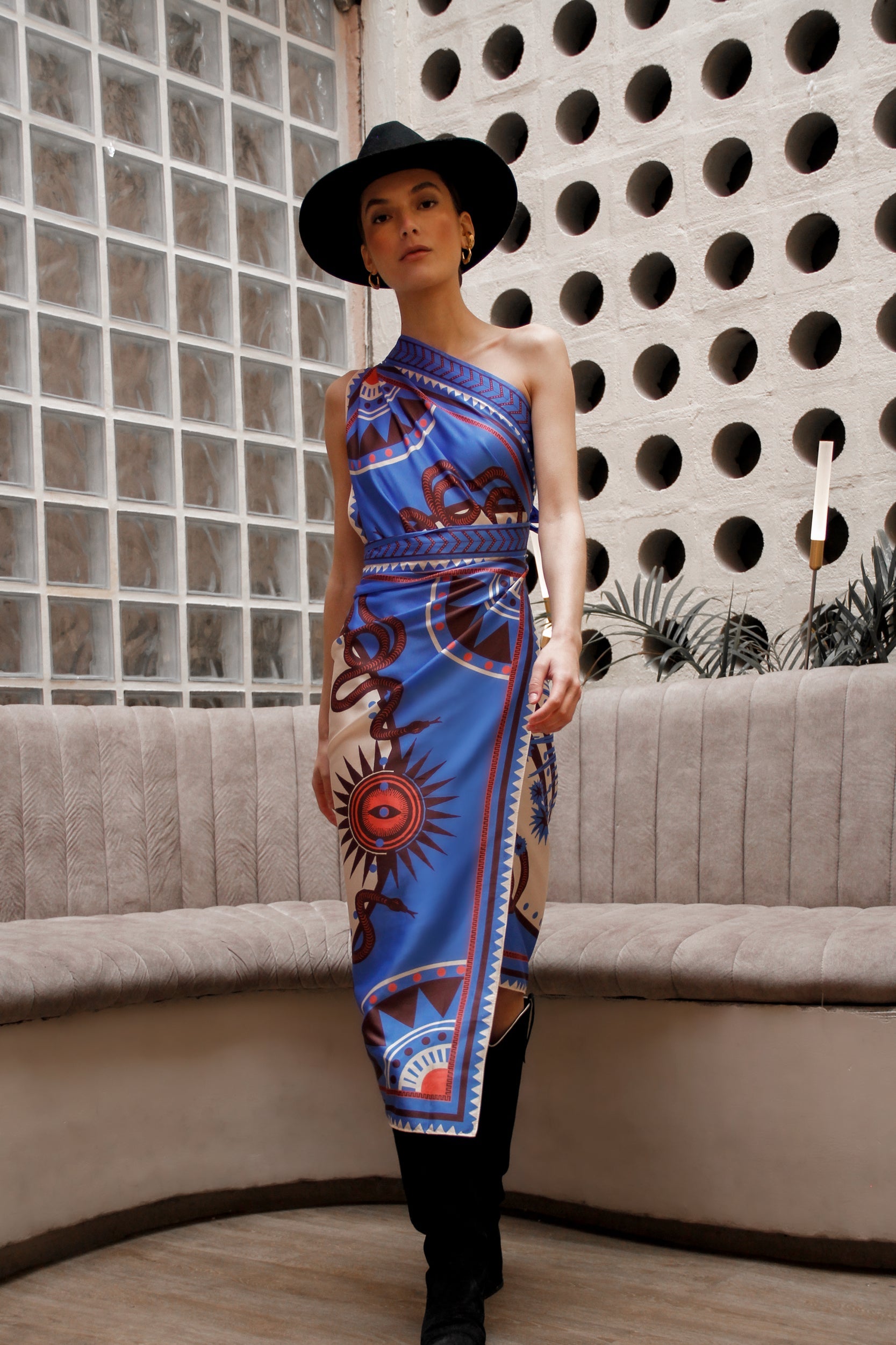 Nazar SARI- Wrapdress, Lavander