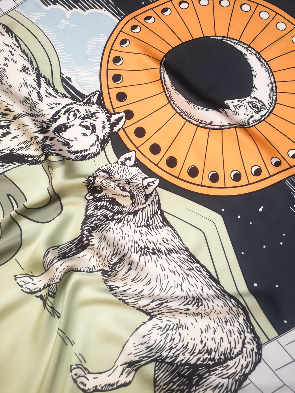 The Moon, Tarot Scarf