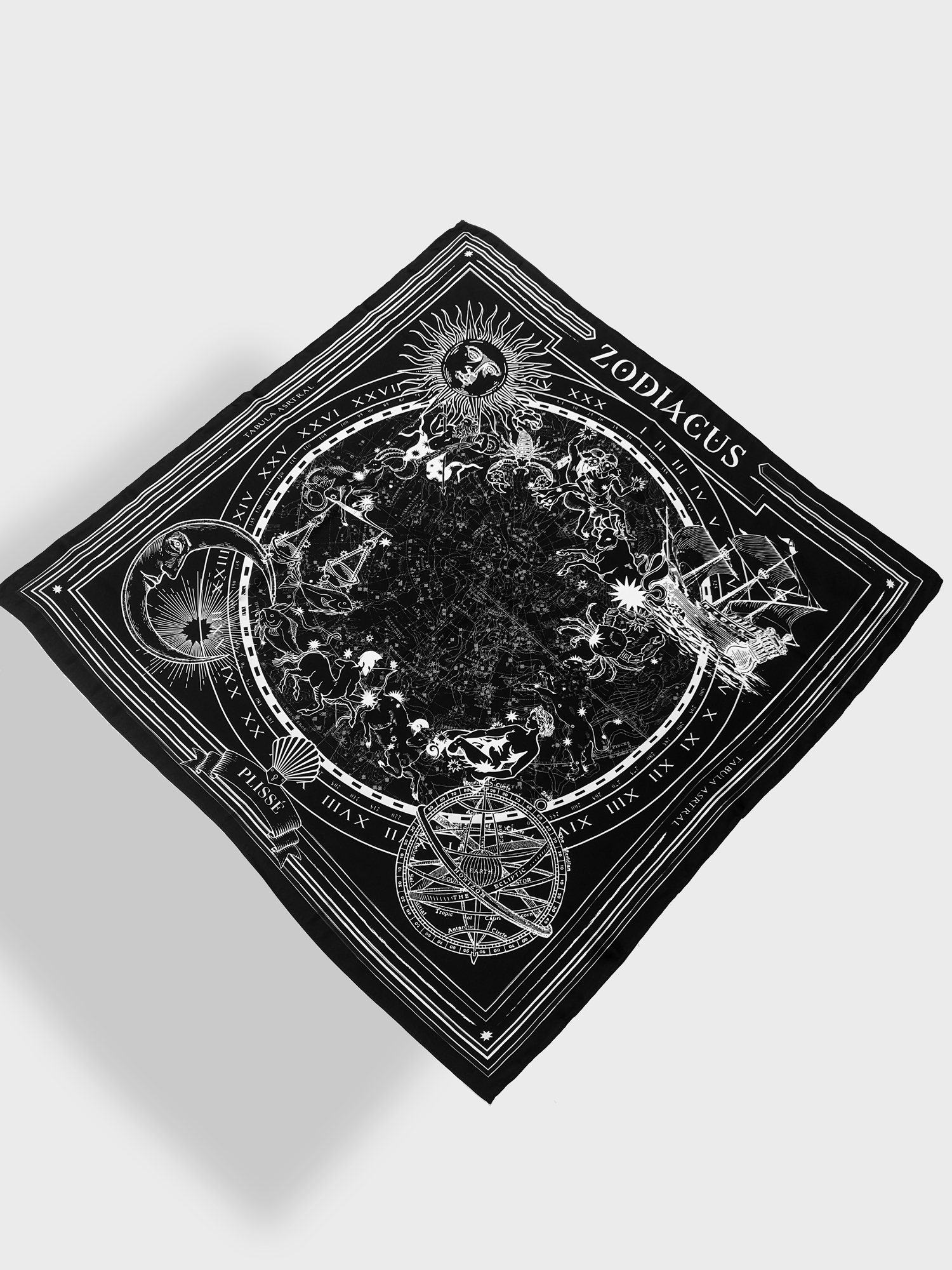 ZODIACUS Scarf, Black